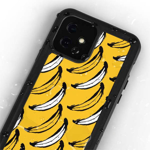 Bouffants and Broken Hearts Bananas iPhone 12 Waterproof Case