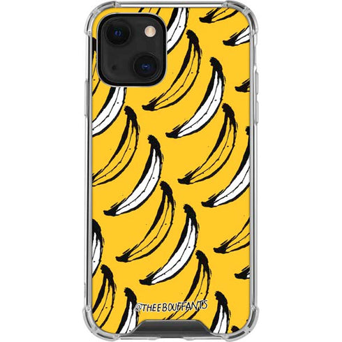 Bouffants and Broken Hearts Bananas iPhone 13 Mini Clear Case