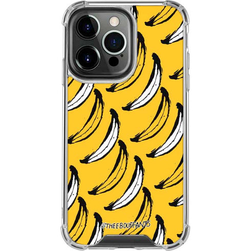 Bouffants and Broken Hearts Bananas iPhone 13 Pro Clear Case