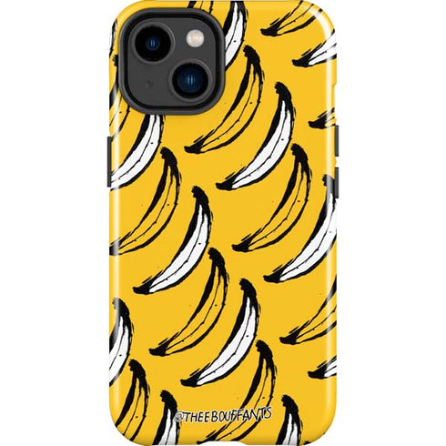 Bouffants and Broken Hearts Bananas iPhone 14 Plus Impact Case