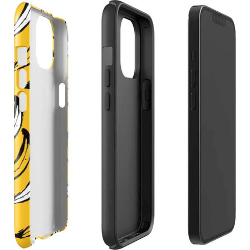 Bouffants and Broken Hearts Bananas iPhone 14 Plus Impact Case