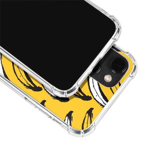 Bouffants and Broken Hearts Bananas iPhone 14 Plus Clear Case