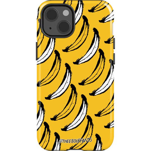 Bouffants and Broken Hearts Bananas iPhone 15 Impact Case