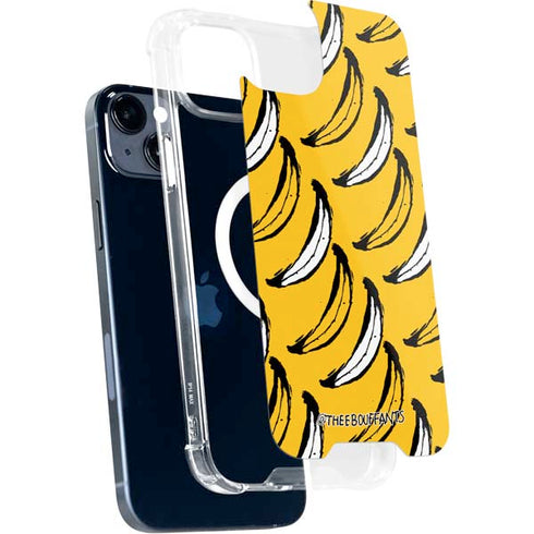 Bouffants and Broken Hearts Bananas iPhone 15 Plus MagSafe Case