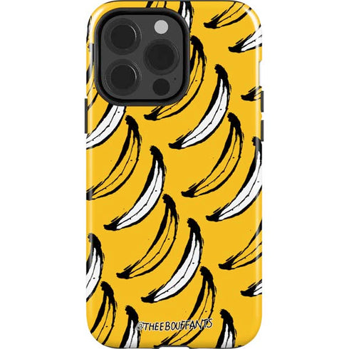 Bouffants and Broken Hearts Bananas iPhone 15 Pro Impact Case