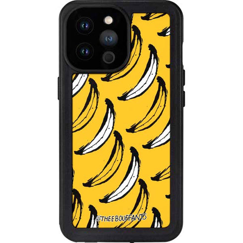 Bouffants and Broken Hearts Bananas iPhone 14 Pro Max Waterproof Case