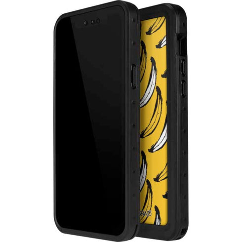 Bouffants and Broken Hearts Bananas iPhone 14 Pro Max Waterproof Case