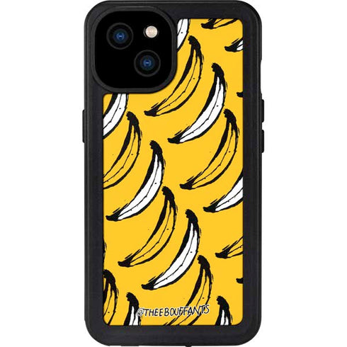 Bouffants and Broken Hearts Bananas iPhone 15 Plus Waterproof Case