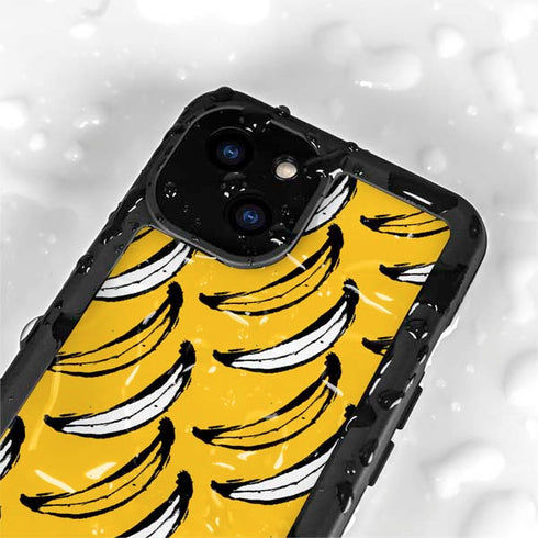 Bouffants and Broken Hearts Bananas iPhone 15 Plus Waterproof Case