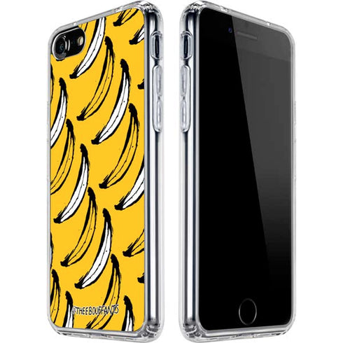 Bouffants and Broken Hearts Bananas iPhone SE (2nd & 3rd Gen) Clear Case