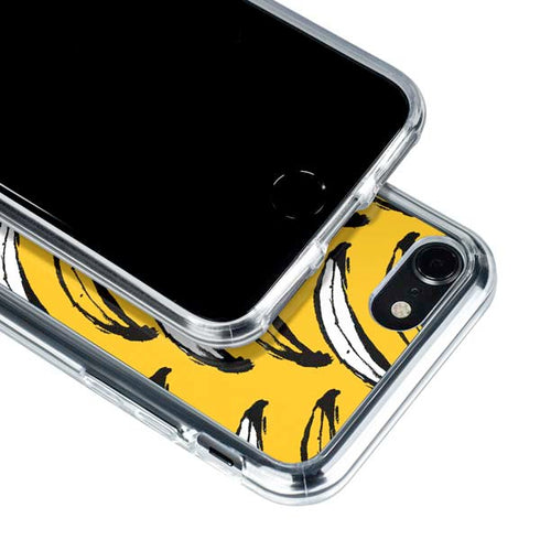 Bouffants and Broken Hearts Bananas iPhone SE (2nd & 3rd Gen) Clear Case