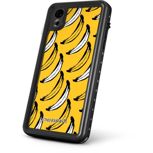 Bouffants and Broken Hearts Bananas iPhone XR Waterproof Case