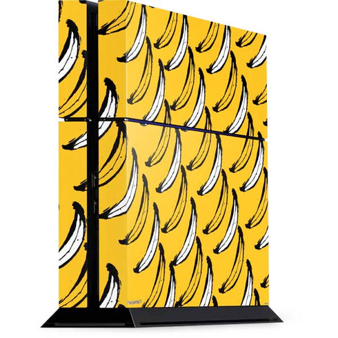 Bouffants and Broken Hearts Bananas PS4 Console Skin