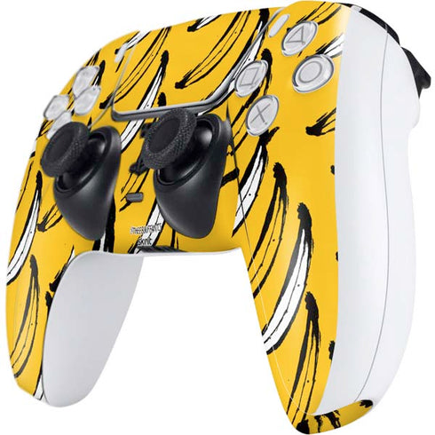 Bouffants and Broken Hearts Bananas PS5 Controller Skin