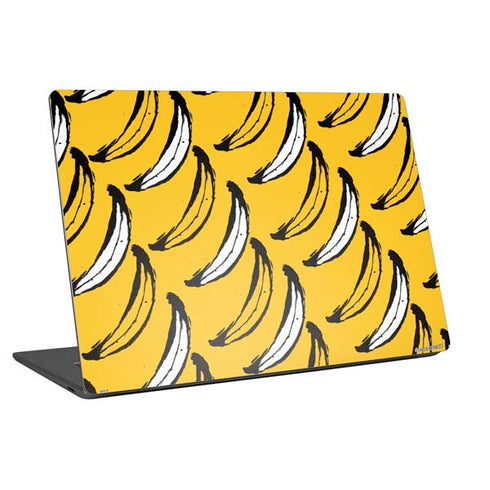 Bouffants and Broken Hearts Bananas Universal Laptop 12in (9.8 x 6.8in) Skin
