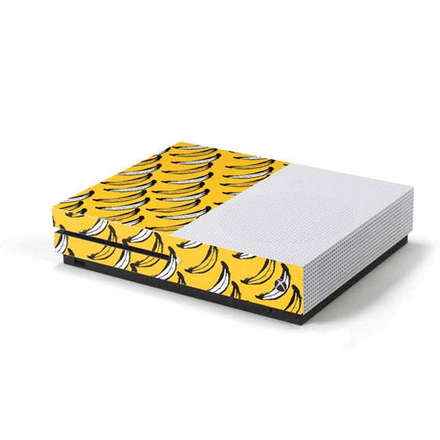 Bouffants and Broken Hearts Bananas Xbox One S Console Skin