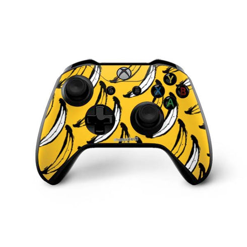 Bouffants and Broken Hearts Bananas Xbox One X Controller Skin