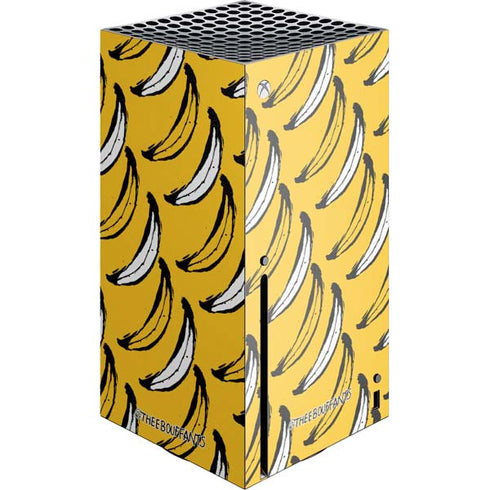 Bouffants and Broken Hearts Bananas Xbox Series X Console Skin