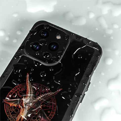 Alchemy Baphomet Zisurrû iPhone 14 Pro Max Waterproof Case
