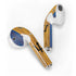 Barbados Flag Dark Wood Apple AirPods 2 Skin