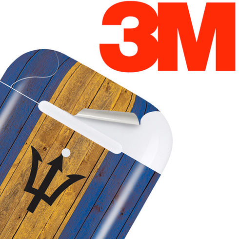 Barbados Flag Dark Wood Apple AirPods 2 Skin