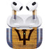 Barbados Flag Dark Wood Apple AirPods (3rd Gen 2021) Skin