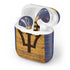 Barbados Flag Dark Wood Apple AirPods Skin
