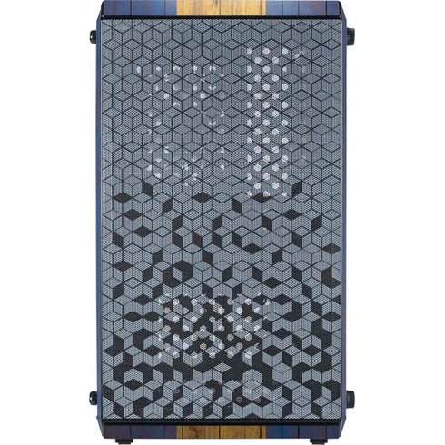 Barbados Flag Dark Wood Cooler Master MasterBox Q300L Mini Tower Skin