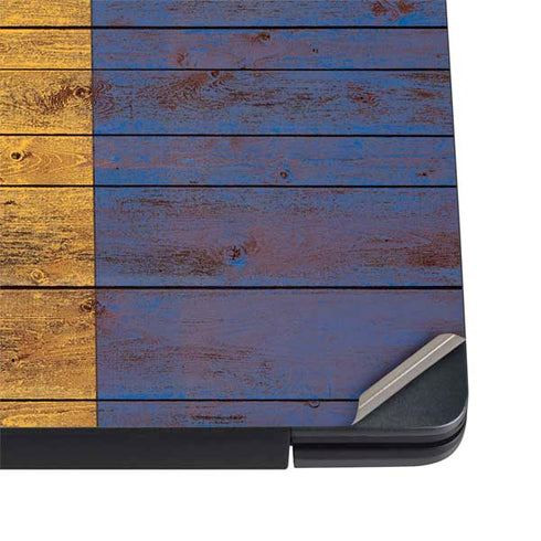 Barbados Flag Dark Wood Dell Vostro Skin