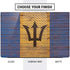 Barbados Flag Dark Wood Dell Vostro Skin
