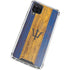 Barbados Flag Dark Wood Galaxy A12 Clear Case