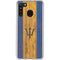 Barbados Flag Dark Wood Galaxy A21 Clear Case