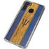 Barbados Flag Dark Wood Galaxy A21 Clear Case