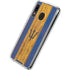 Barbados Flag Dark Wood Galaxy A30 Clear Case