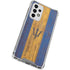 Barbados Flag Dark Wood Galaxy A33 5G Clear Case