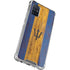 Barbados Flag Dark Wood Galaxy A51 5G Clear Case