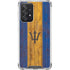 Barbados Flag Dark Wood Galaxy A52 5G Clear Case