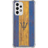 Barbados Flag Dark Wood Galaxy A53 5G Clear Case