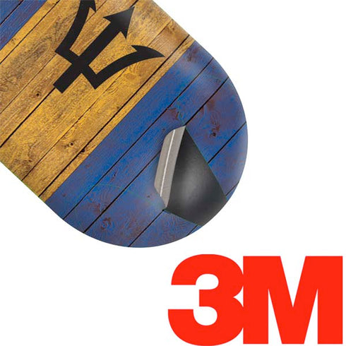 Barbados Flag Dark Wood Galaxy Buds Skin