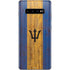 Barbados Flag Dark Wood Galaxy S10 Plus Skin