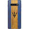 Barbados Flag Dark Wood Galaxy S10 Skin