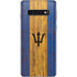 Barbados Flag Dark Wood Galaxy S10 Skin