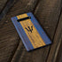 Barbados Flag Dark Wood Galaxy S10 Skin