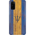 Barbados Flag Dark Wood Galaxy S20 Lite Case