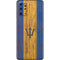 Barbados Flag Dark Wood Galaxy S20 Plus Skin