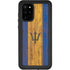 Barbados Flag Dark Wood Galaxy S20 Plus Waterproof Case