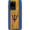 Barbados Flag Dark Wood Galaxy S20 Ultra 5G Pro Case