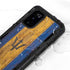 Barbados Flag Dark Wood Galaxy S20 Waterproof Case