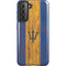 Barbados Flag Dark Wood Galaxy S21 5G Pro Case
