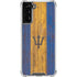 Barbados Flag Dark Wood Galaxy S22 Plus Clear Case